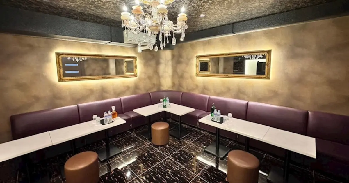 成田メロウ（Mellow）のVIPルームを撮影した店内内装