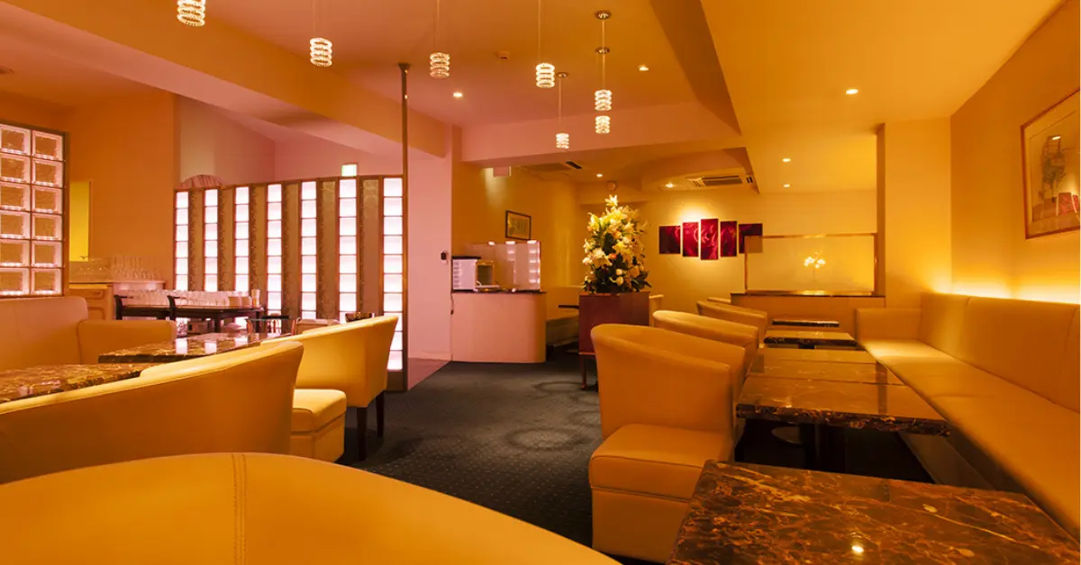 銀座チェリーパール(Cherry Pearl)のメインフロアを撮影した店内内装