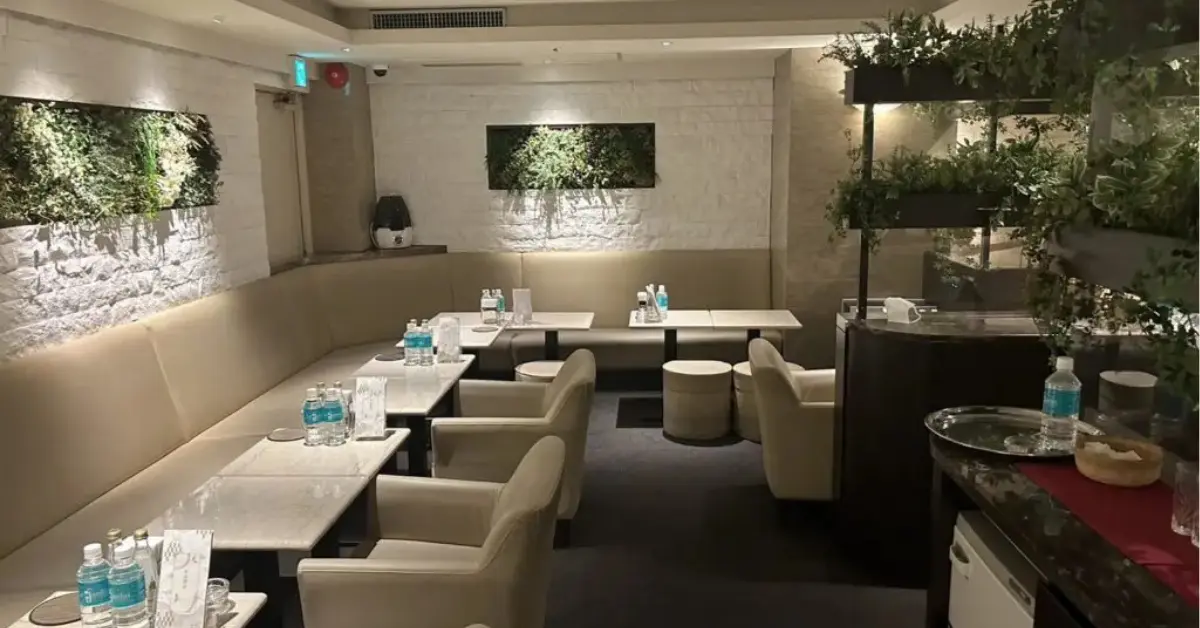 銀座ル・ジャルダン(Le Jardin)のメインフロアを撮影した店内内装