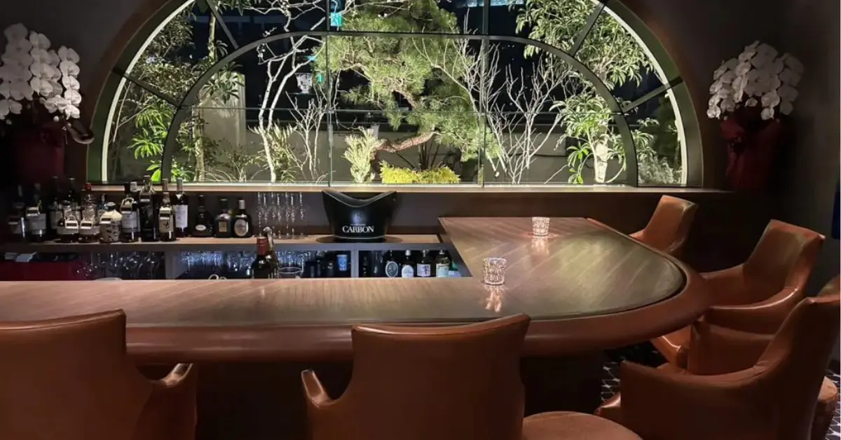 銀座ヴィダ(Vida)のカウンターを撮影した店内内装