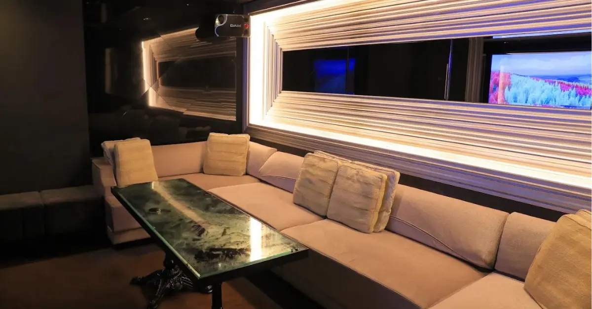 銀座ミラノクラブ(MILANO CLUB)のVIPルーム1を撮影した店内内装