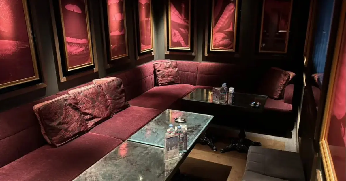 銀座ミラノクラブ(MILANO CLUB)のVIPルーム4を撮影した店内内装